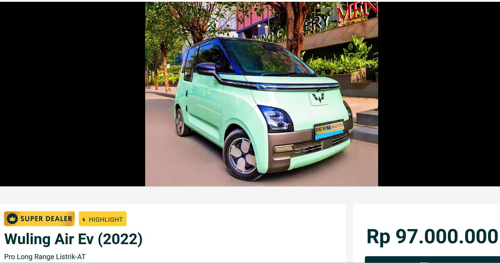 Harga Wuling Air